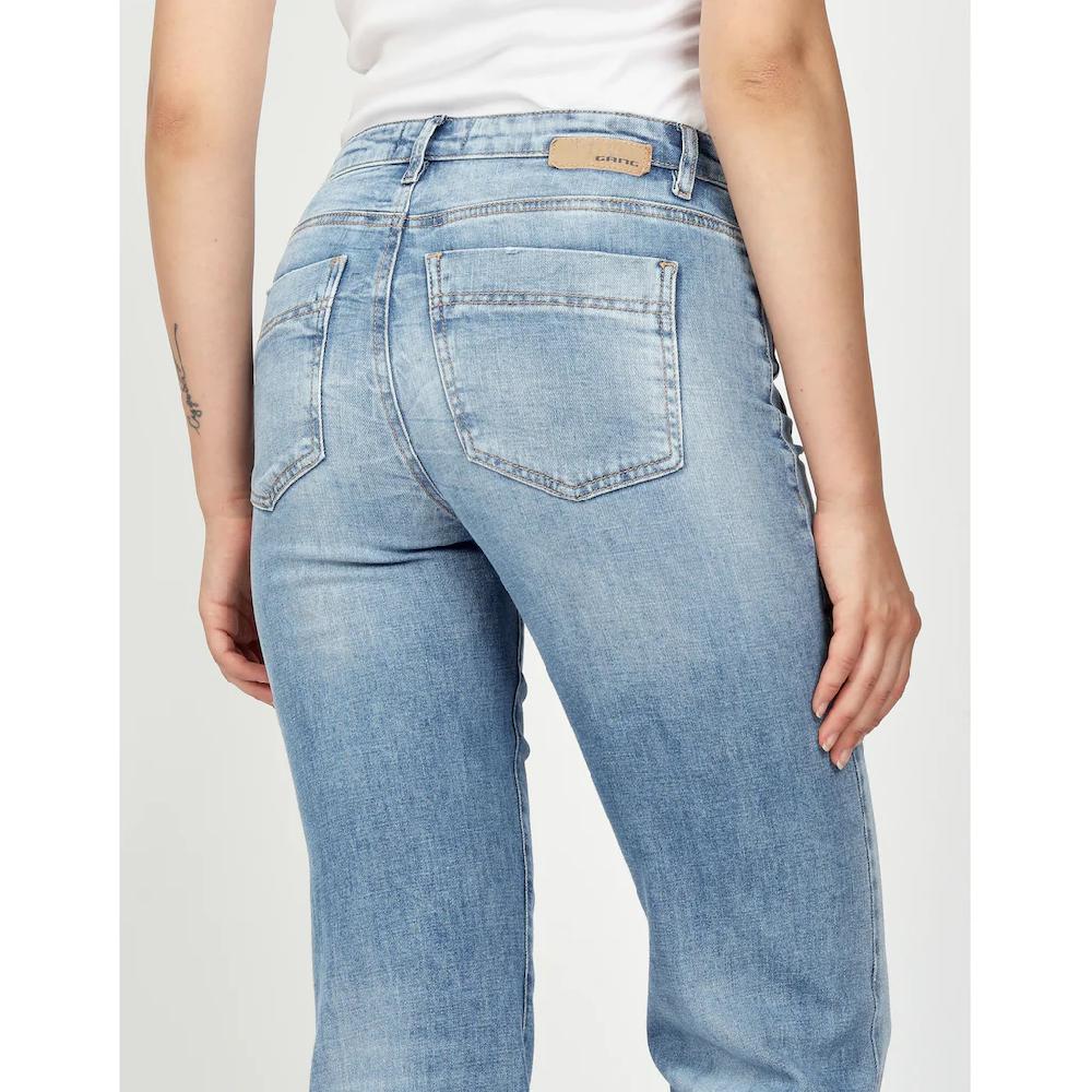 GANG Bootcut-Jeans »94 JESSI FLARED« Im Angesagten Leo Muster