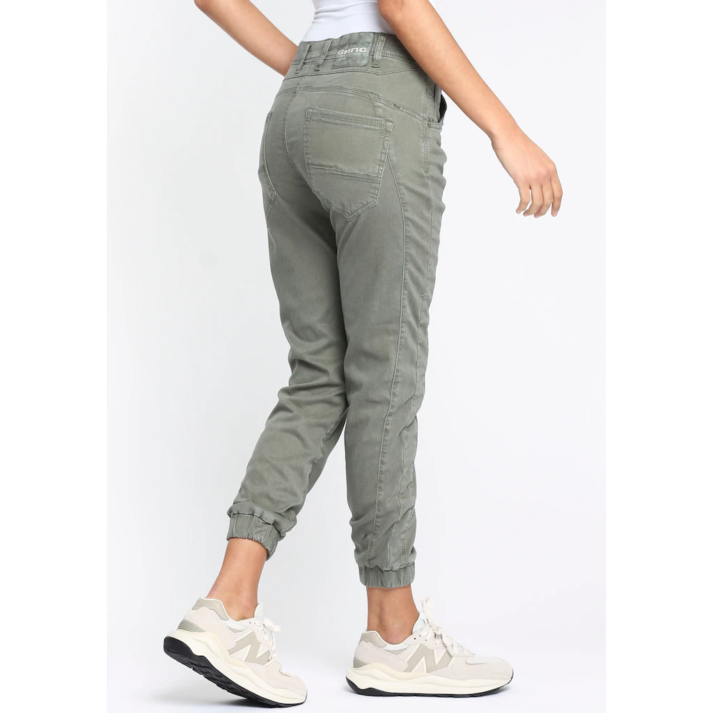 GANG Cargohose »94RAFFAELA CARGO« Mit 2-Knopf Verschluss