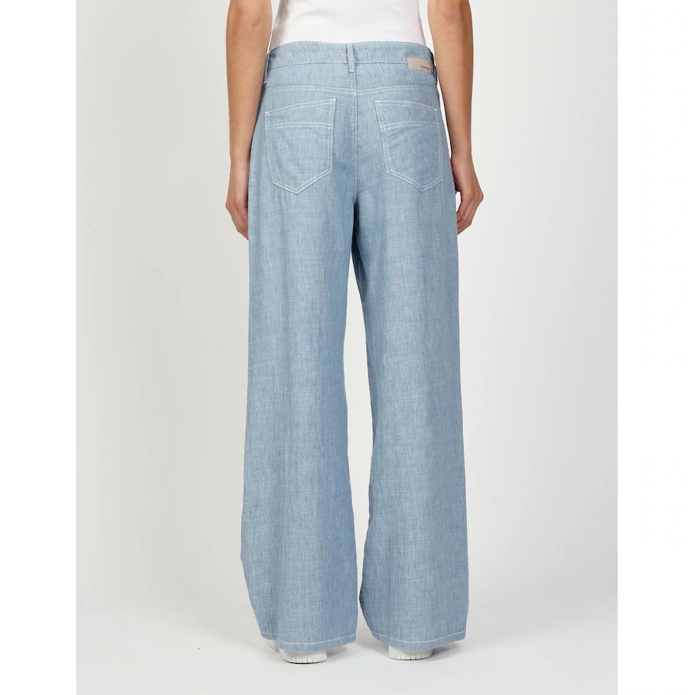 GANG Leinenhose »94CARA« Mit Doppeltem Bund