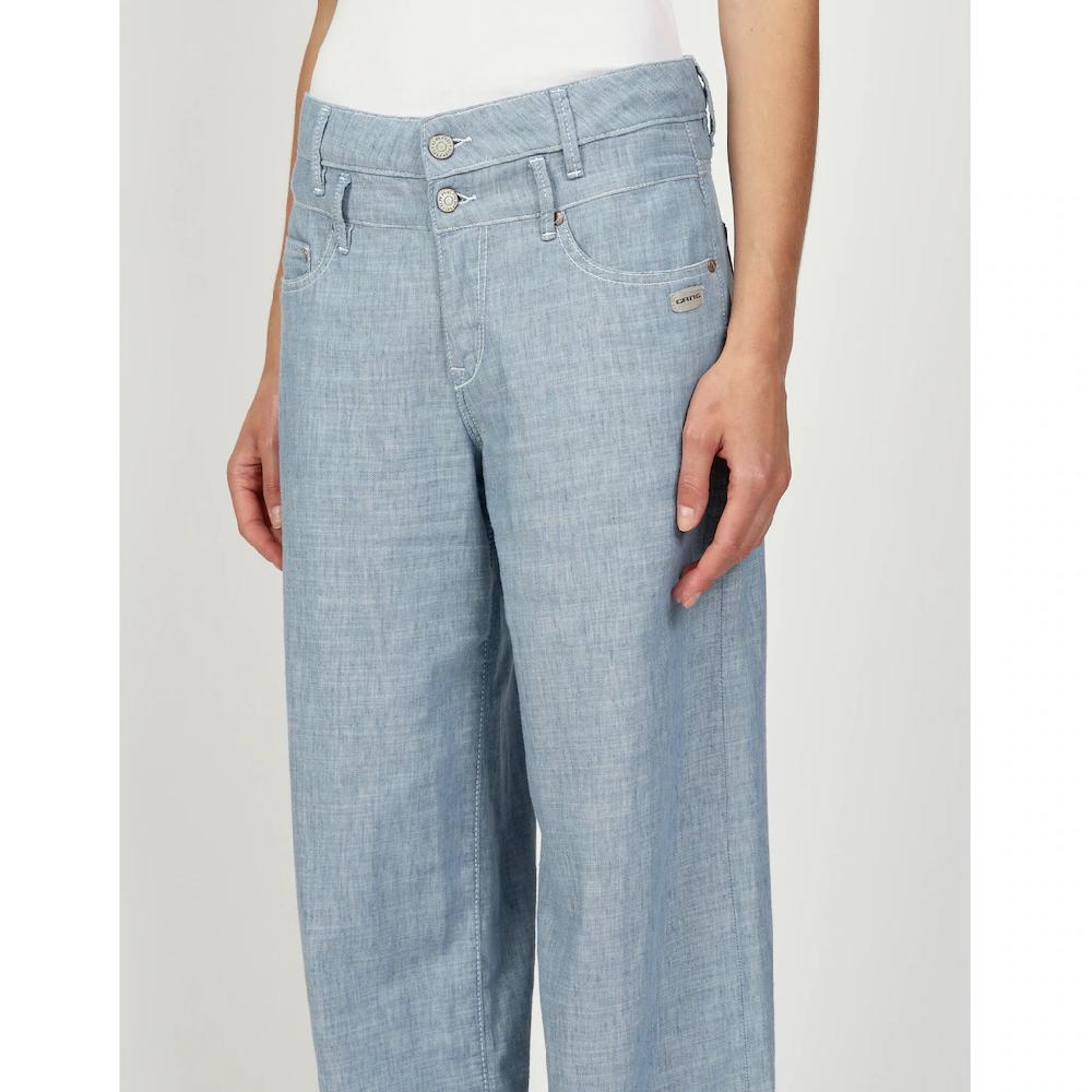 GANG Leinenhose »94CARA« Mit Doppeltem Bund