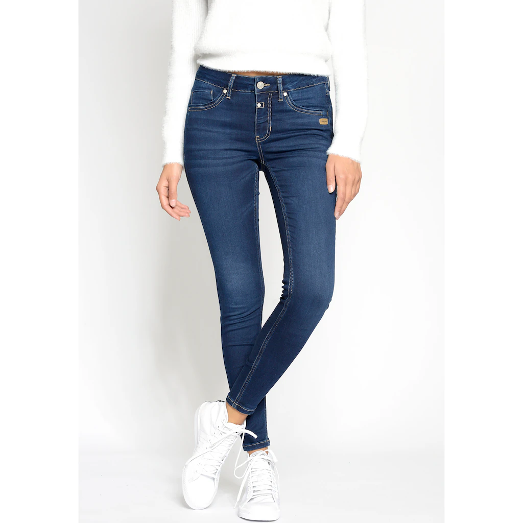 GANG Skinny-fit-Jeans »94LAYLA« mit Used-Effekten