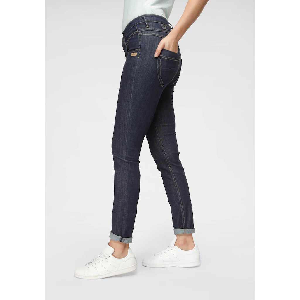 GANG Skinny-fit-Jeans »94MEDINA« mit stylischer halb offener Knopfleiste