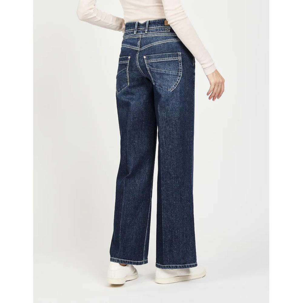 GANG Weite Jeans »94MEDINA WIDE« Mit Knopfverschluss