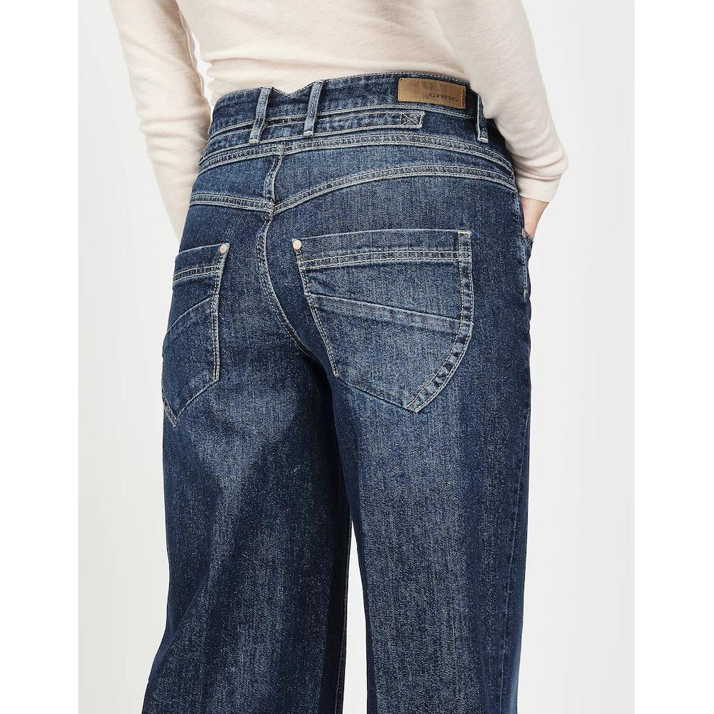 GANG Weite Jeans »94MEDINA WIDE« Mit Knopfverschluss