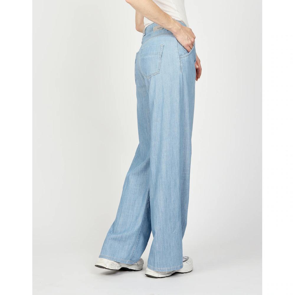 GANG Weite Jeans »94SILVIA WIDE« Mit Bundfalten Vorn