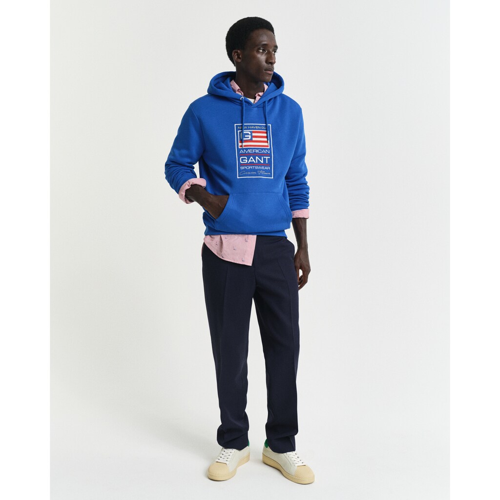 Gant Hoodie »GRAPHIC SWEAT HOODIE« Grafische GANT-Stickerei Auf Der Brust ▷ Kaufen