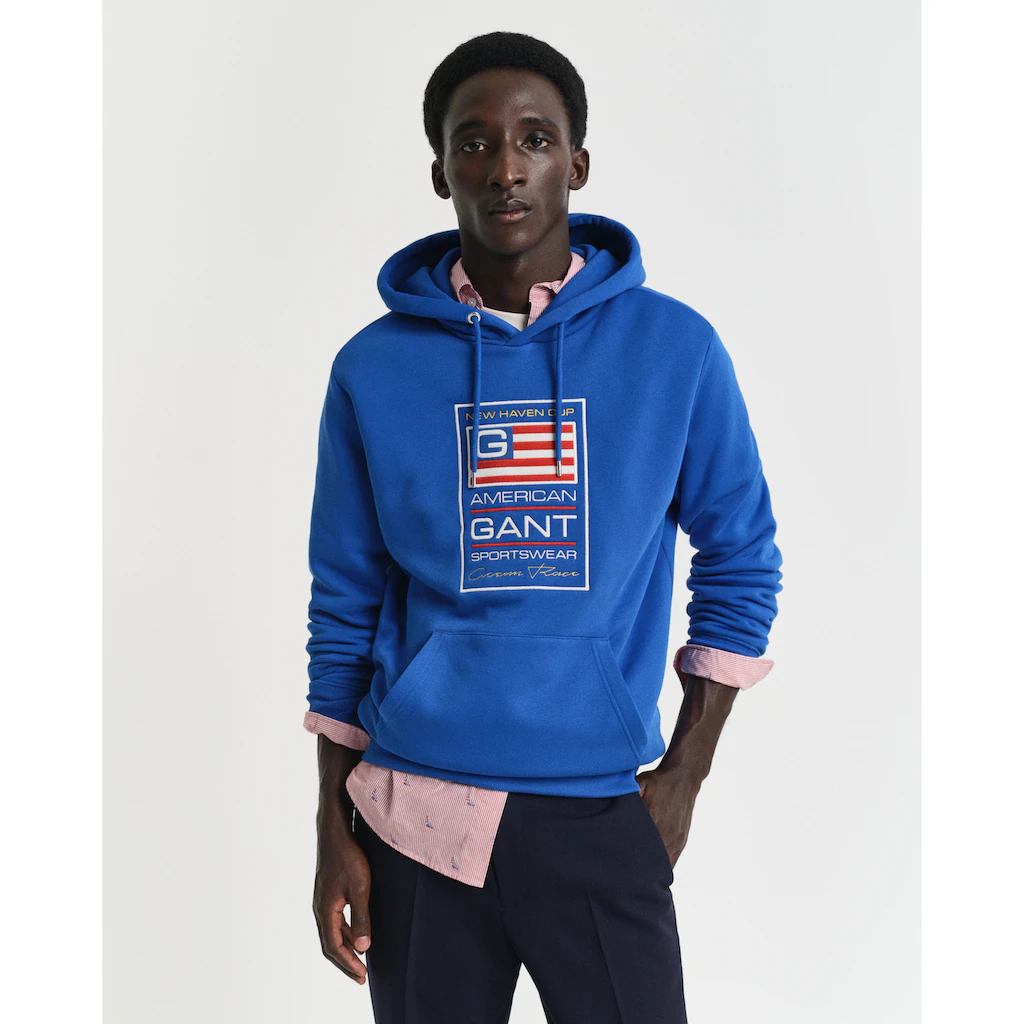 Gant Hoodie »GRAPHIC SWEAT HOODIE« Grafische GANT-Stickerei auf der Brust ▷ kaufen
