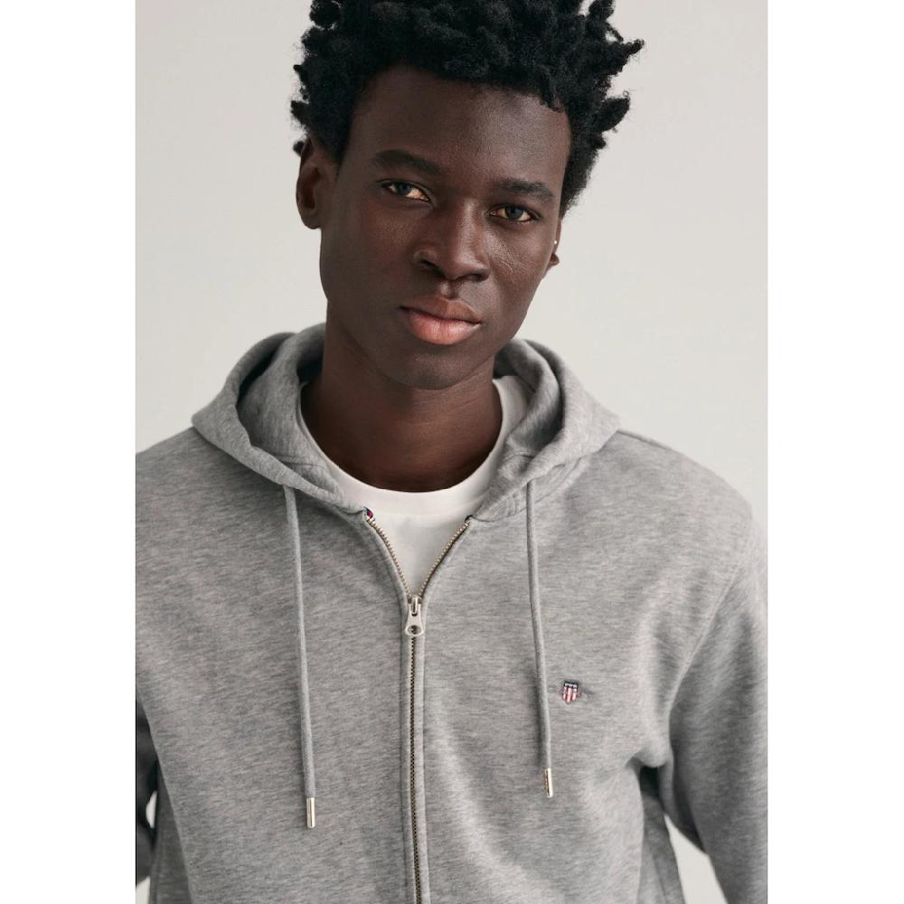 Gant Kapuzensweatjacke »REG SHIELD FULL ZIP HOODIE« Mit Logostickerei Auf Der Brust ▷ Für