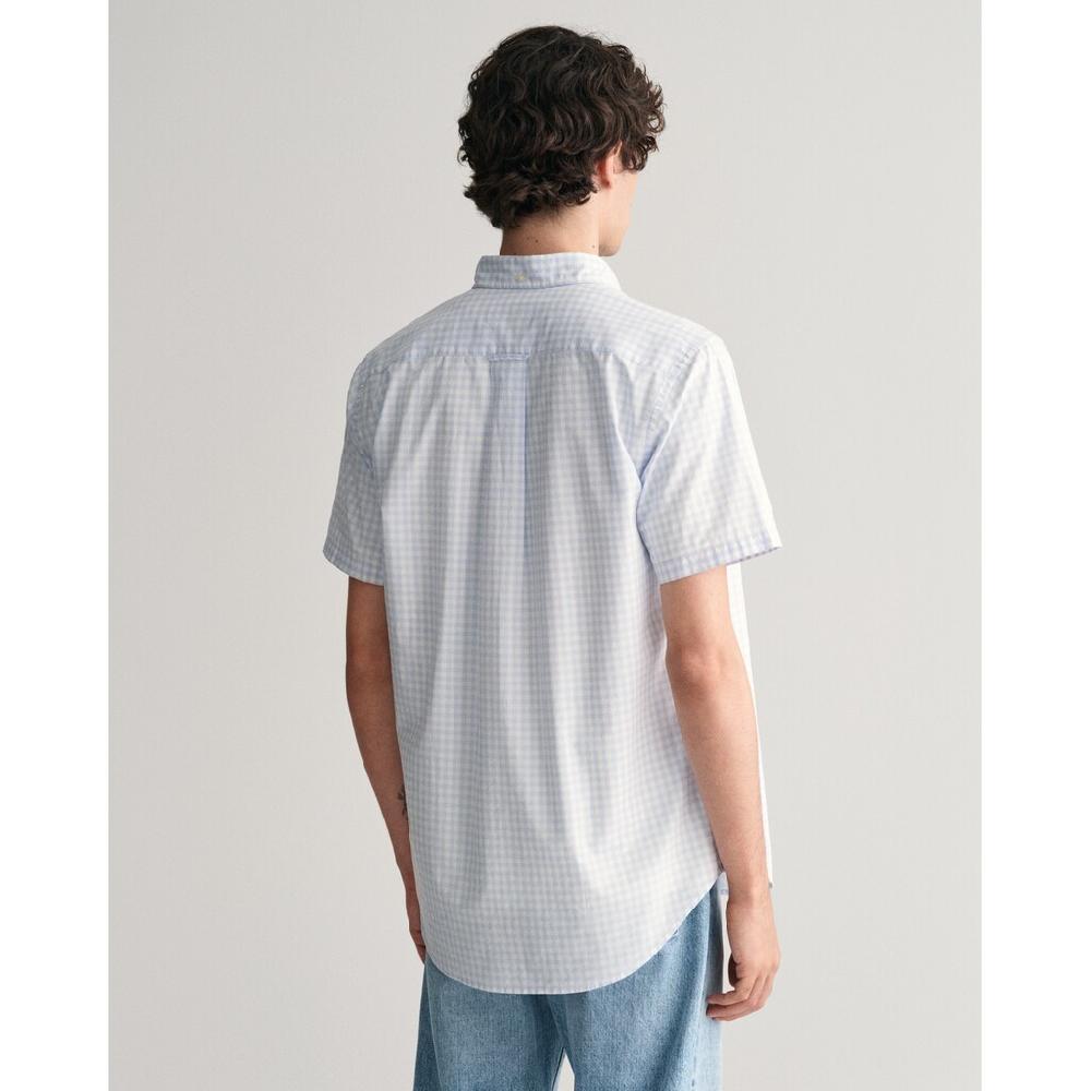 Gant Kurzarmhemd »Regular Fit Gingham Popeline Hemd Strapazierfähig Pflegeleicht Kariert« Mit Einer Kleinen Logostickerei Auf Der Brusttasche ▷ Kaufen