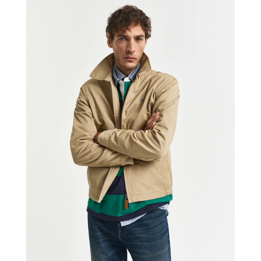 Gant Kurzjacke »COTTON WINDCHEATER JACKET« mit zwei-Wege-Reißverschluss ▷ für