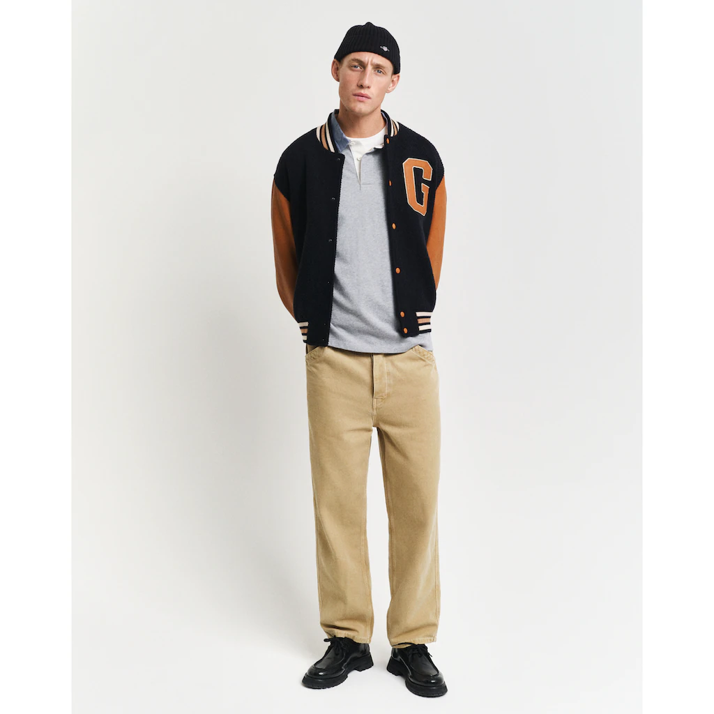 Gant Langarm-Poloshirt »REG CHAMBRAY HEAVY RUGGER« ▷ Kaufen