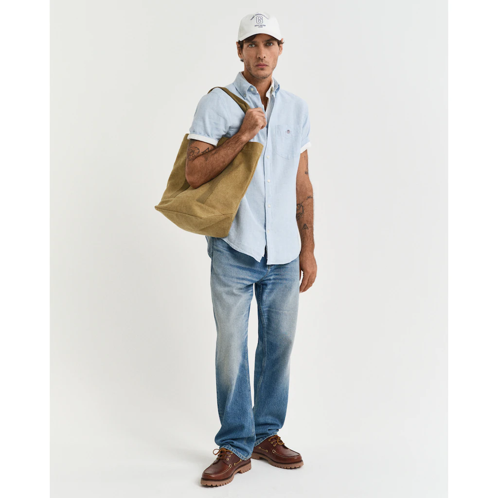 Gant Langarmhemd »REG COTTON LINEN SHIRT« ▷ Bestellen