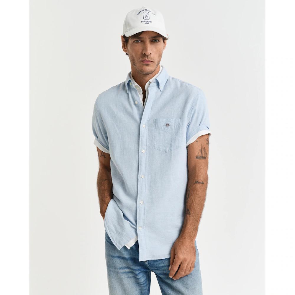 Gant Langarmhemd »REG COTTON LINEN SHIRT« ▷ bestellen