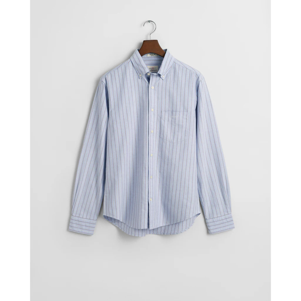 Gant Langarmhemd »REG OXFORD STRIPE SHIRT« Unisex In Leichter Oxford-Qualität ▷ Bestellen