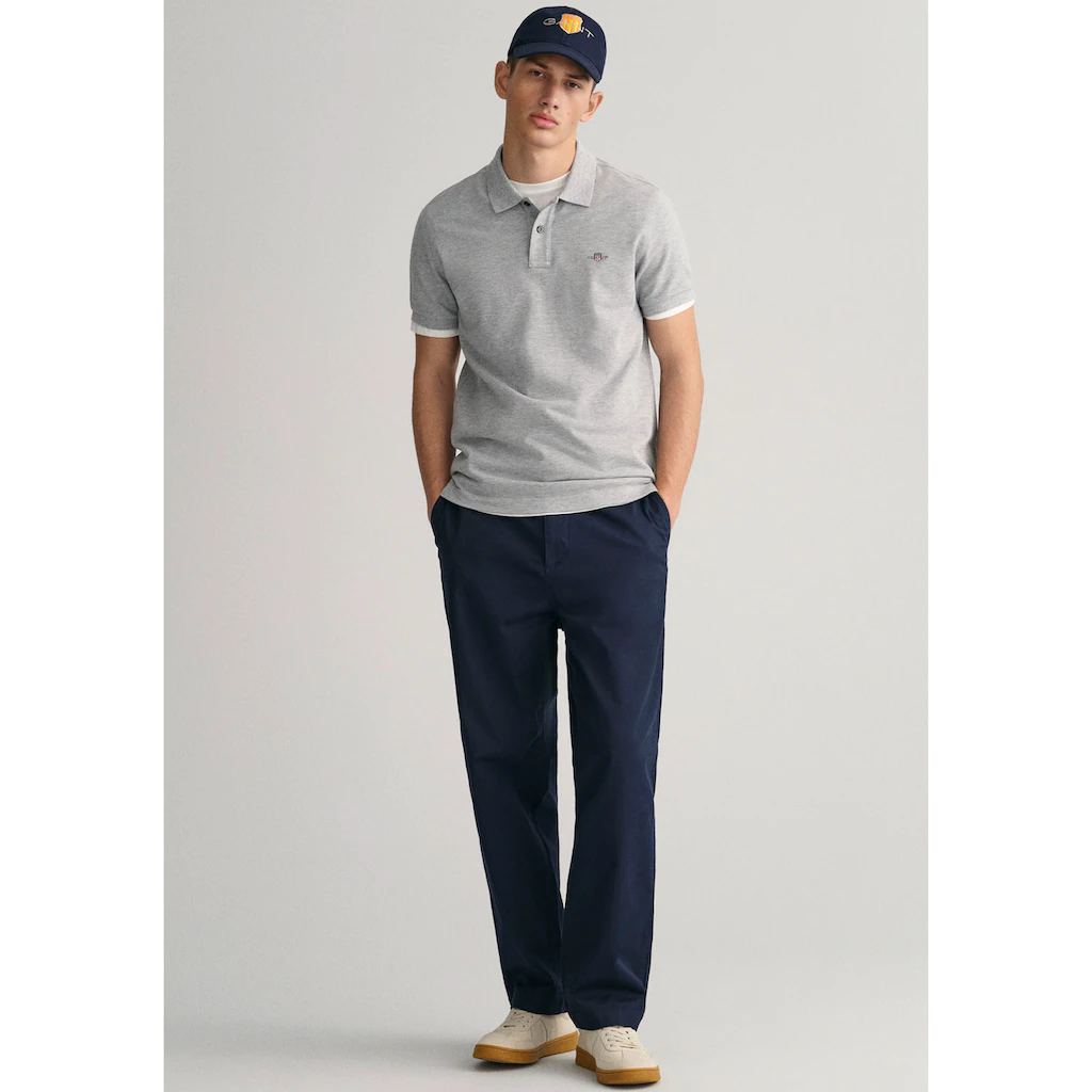 Gant Poloshirt »SLIM SHIELD SS PIQUE POLO« Mit Logostickerei Auf Der Brust ▷ Für