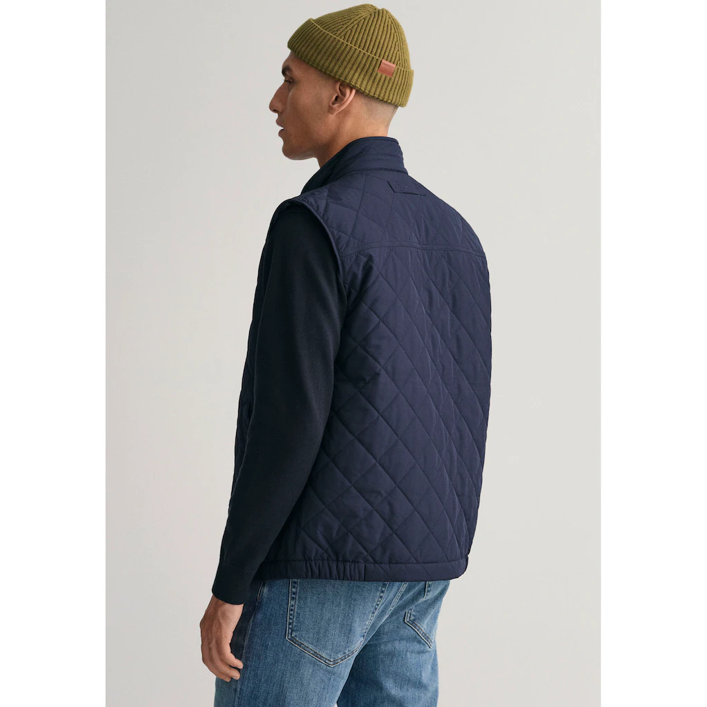Gant Steppweste »QUILTED WINDCHEATER VEST« Mit Wattierung Aus Recyceltem Polyester ▷ Bestellen