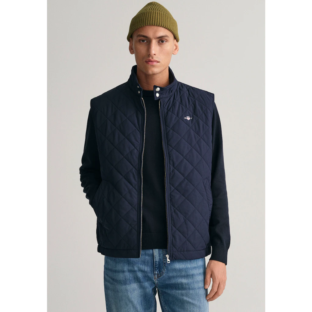 Gant Steppweste »QUILTED WINDCHEATER VEST« mit Wattierung aus recyceltem Polyester ▷ bestellen