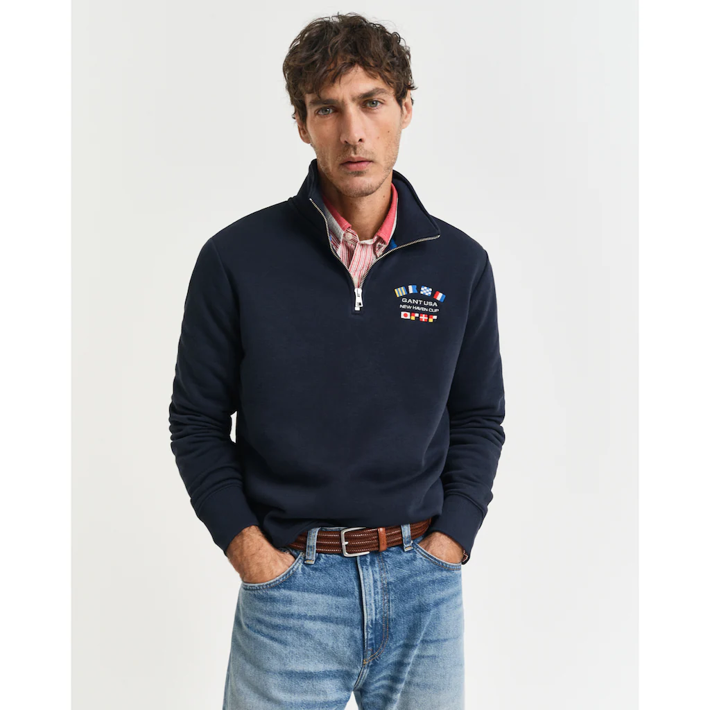 Gant Sweatshirt »GRAPHIC HALF ZIP« ▷ bestellen