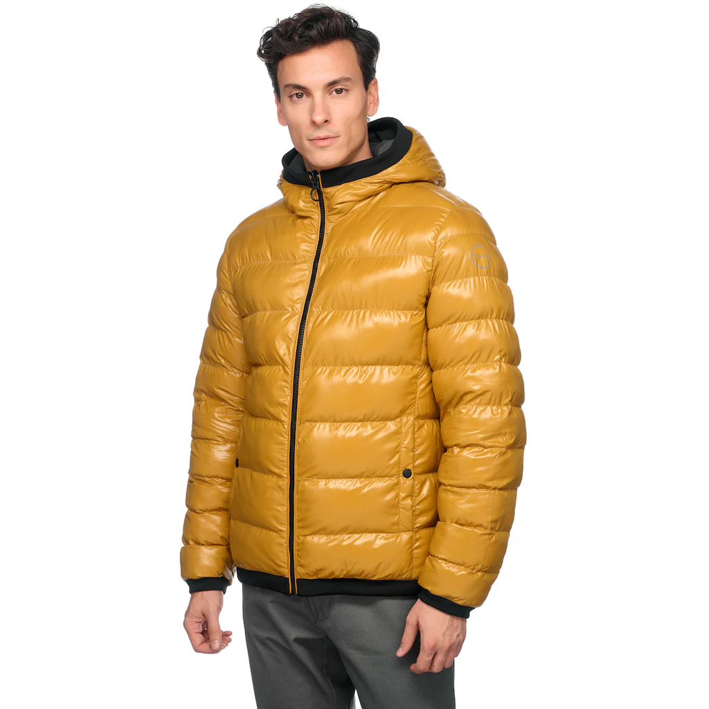 Geox Wendejacke »SPHERICA« Mit Kapuze Eine Seite Glatt - Eine Seite Gesteppt Reißverschluss Kapuze ▷ Kaufen