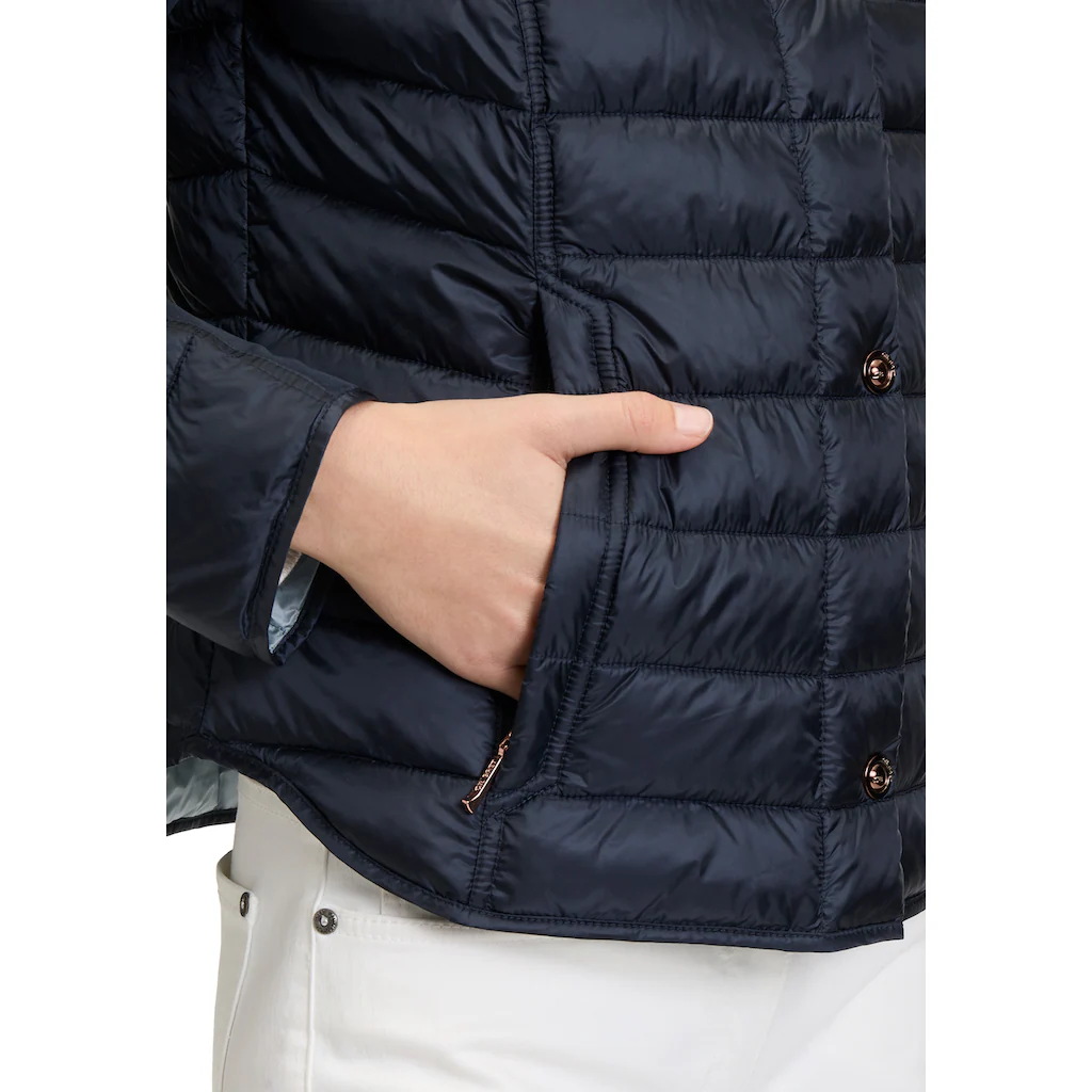 Gil Bret Steppjacke Ohne Kapuze Mit Umlegekragen