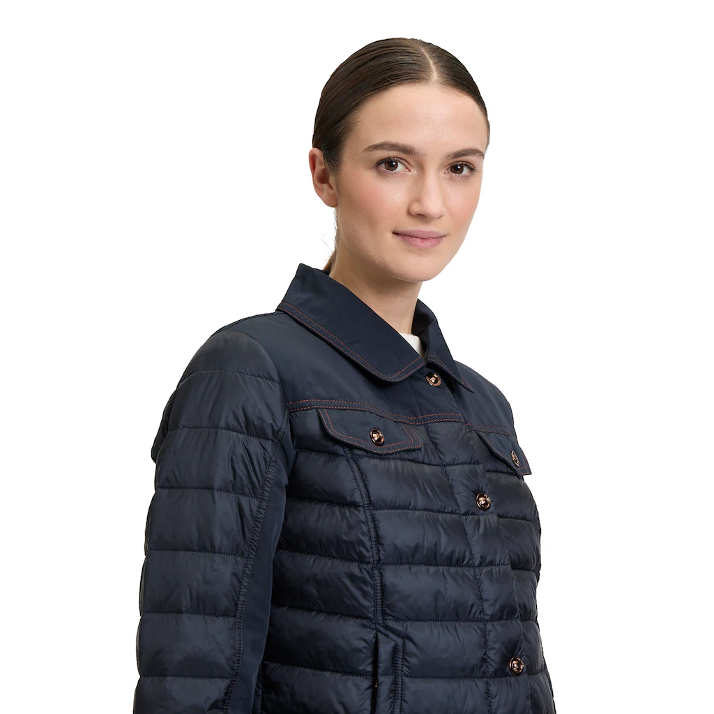 Gil Bret Steppjacke Ohne Kapuze Mit Umlegekragen