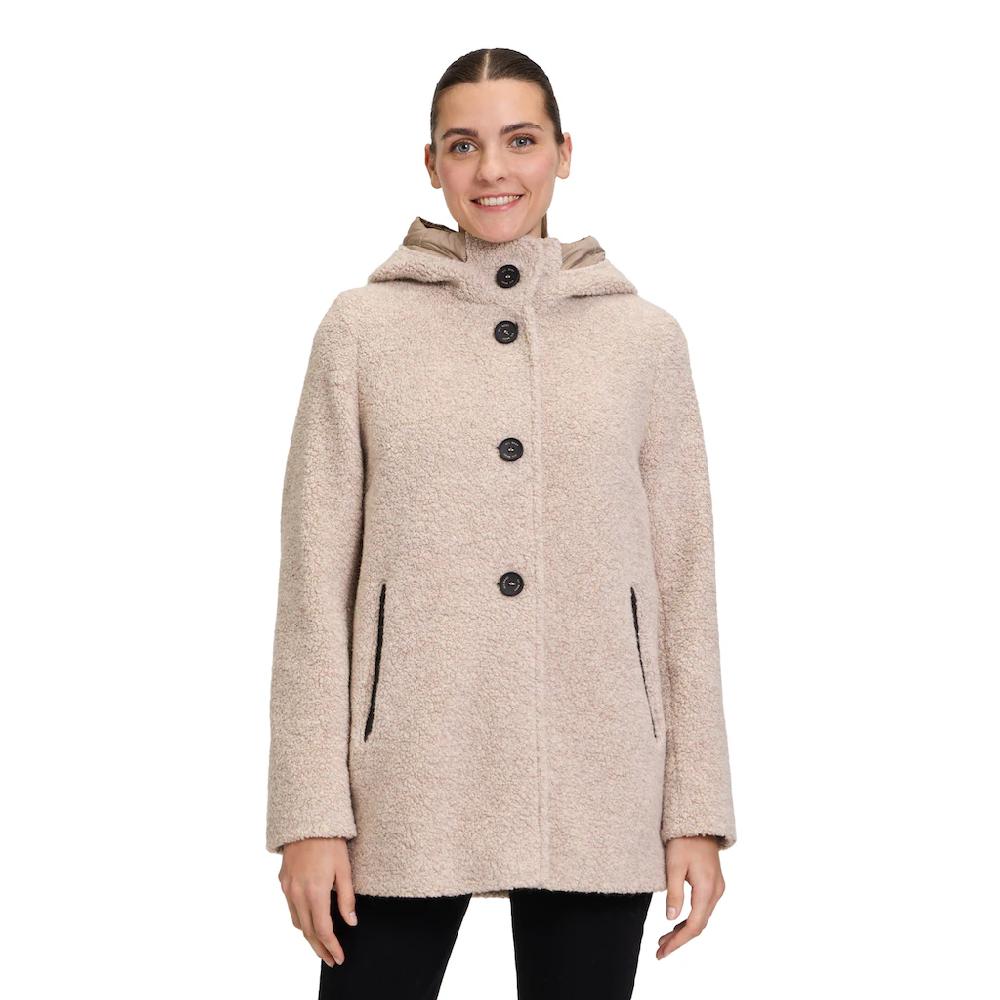 Gil Bret Wolljacke Mit Kapuze Aus Teddyfell Und Mit Kapuze