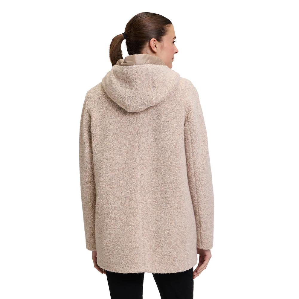 Gil Bret Wolljacke Mit Kapuze Aus Teddyfell Und Mit Kapuze