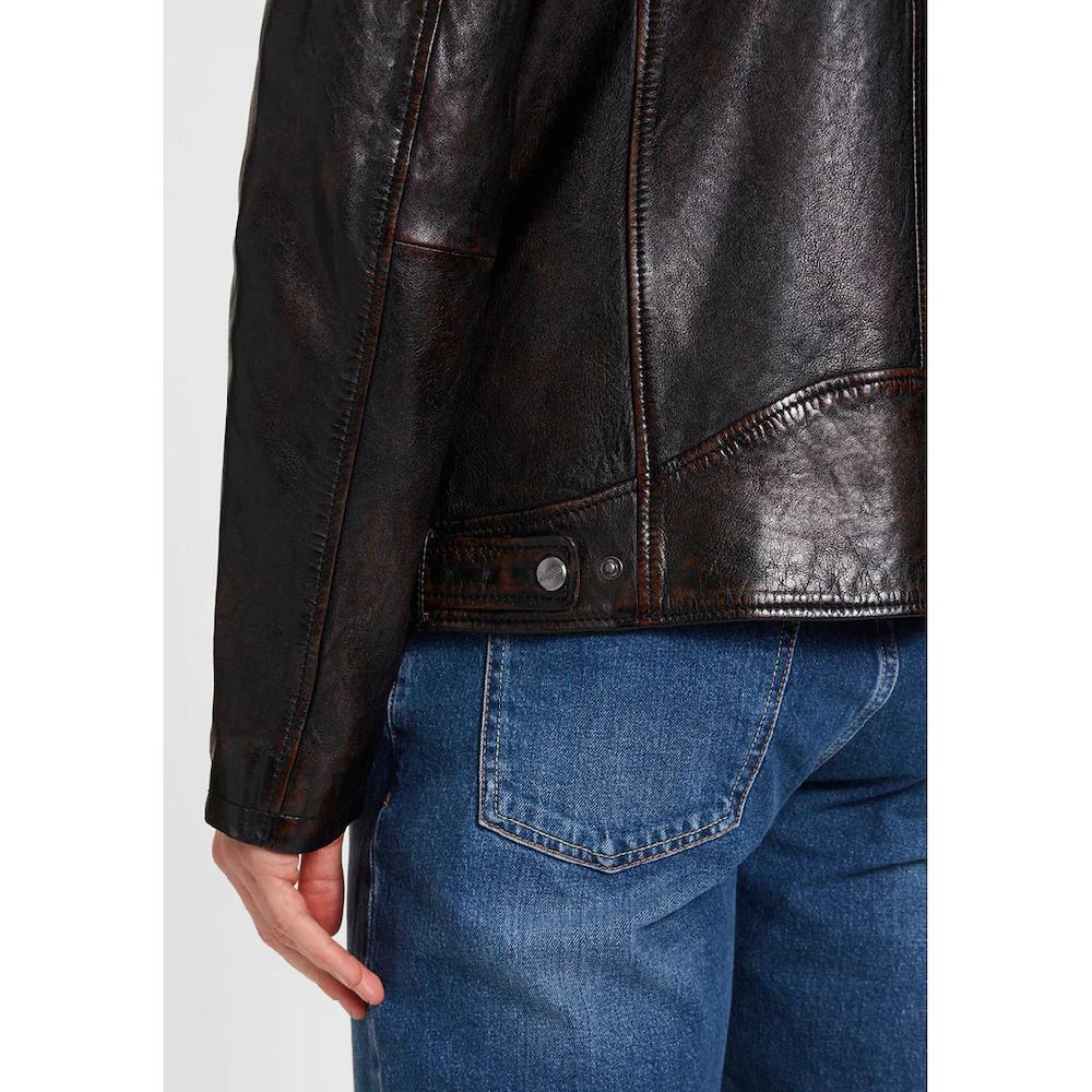 Gipsy Lederjacke »MMAdelmo« Mti Reißverschluss Stehkragen ▷ Für