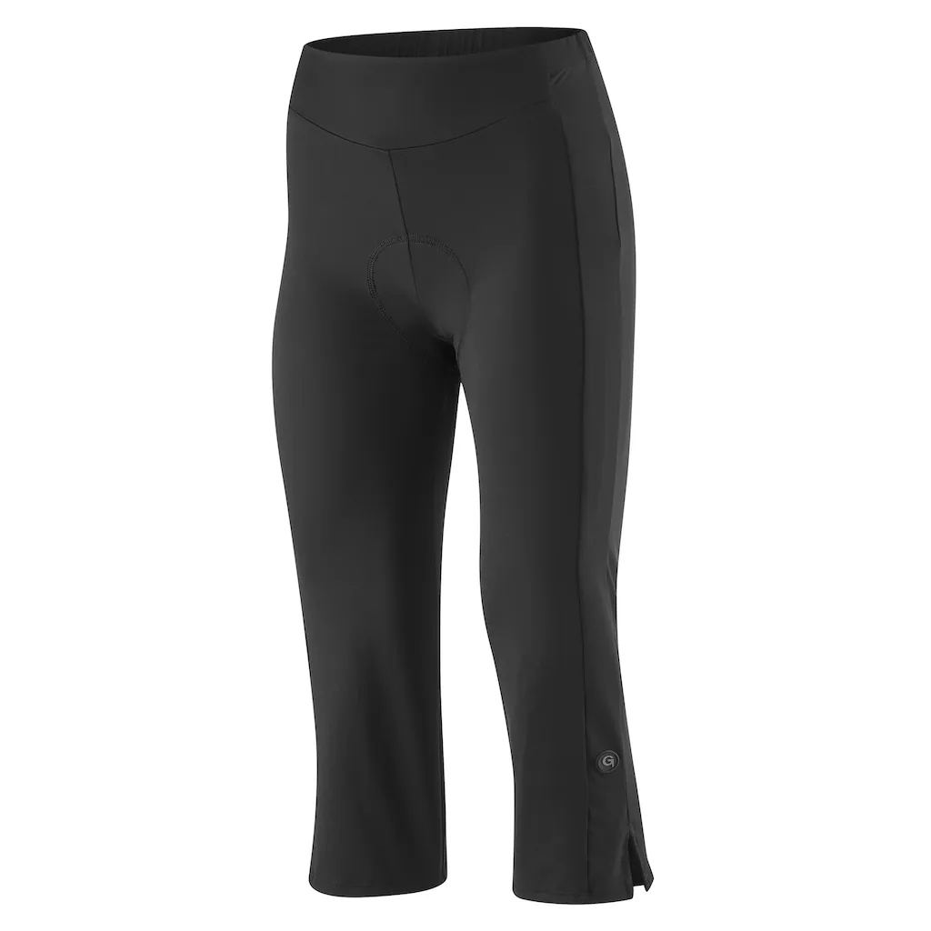 Gonso Fahrradhose »Essential Tight 3/4 Flared W« Damen Radhose Mit Sitzpolster Radlerhose