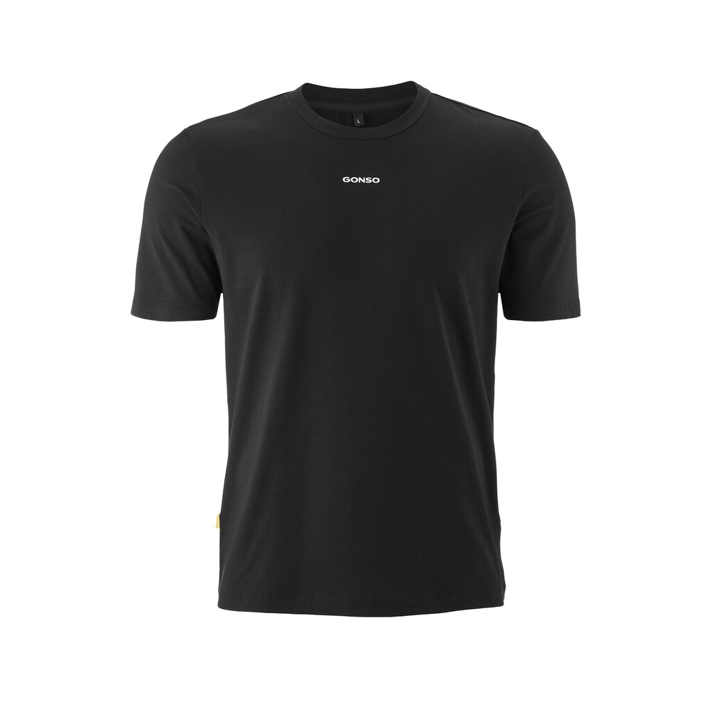 Gonso Rundhalsshirt »Off-Bike T-Shirt M« Herren T-Shirt mit Logo Off-Bike Shirt Körpernahe Passform