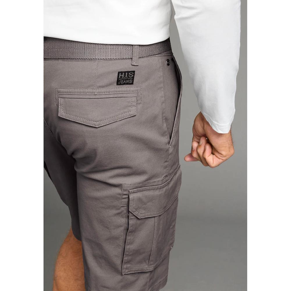 H.I.S Bermudas (Set 2 Tlg. Mit Abnehmbarem Gürtel)