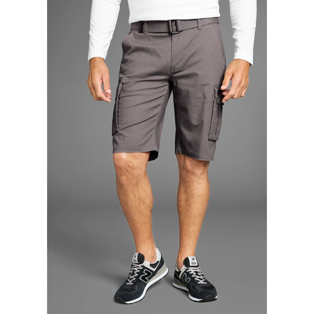 H.I.S Bermudas (Set 2 tlg. mit abnehmbarem Gürtel)