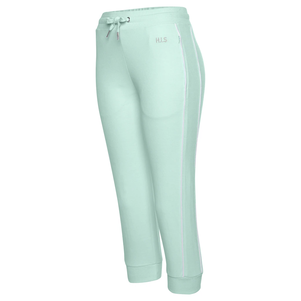 H.I.S Caprihose Mit Seitlichem Piping Loungeanzug