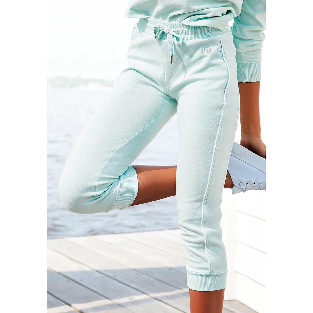 H.I.S Caprihose mit seitlichem Piping Loungeanzug