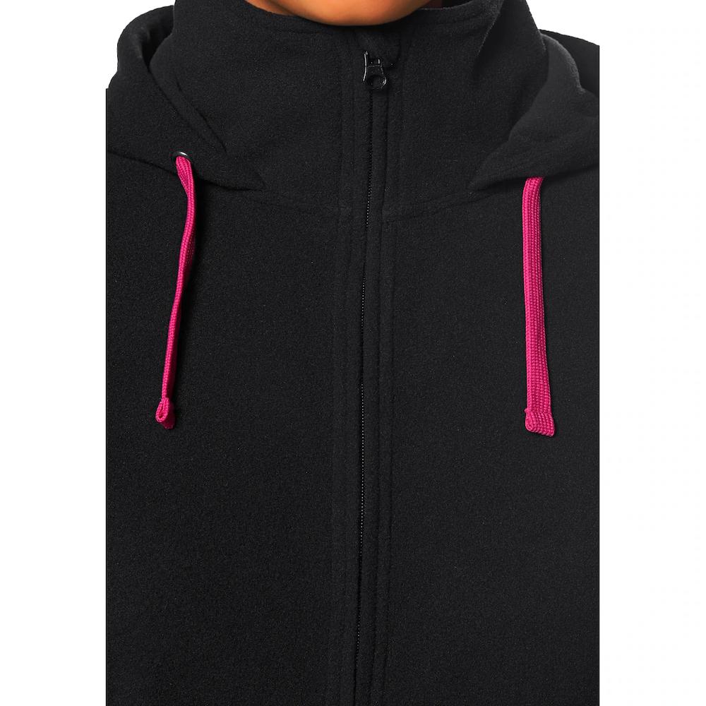 H.I.S Fleecejacke »aus Recyceltem Material« Mit Kapuze Für Kalte Temperaturen Mit Kapuze Und Kordelzug Atmungsaktiv