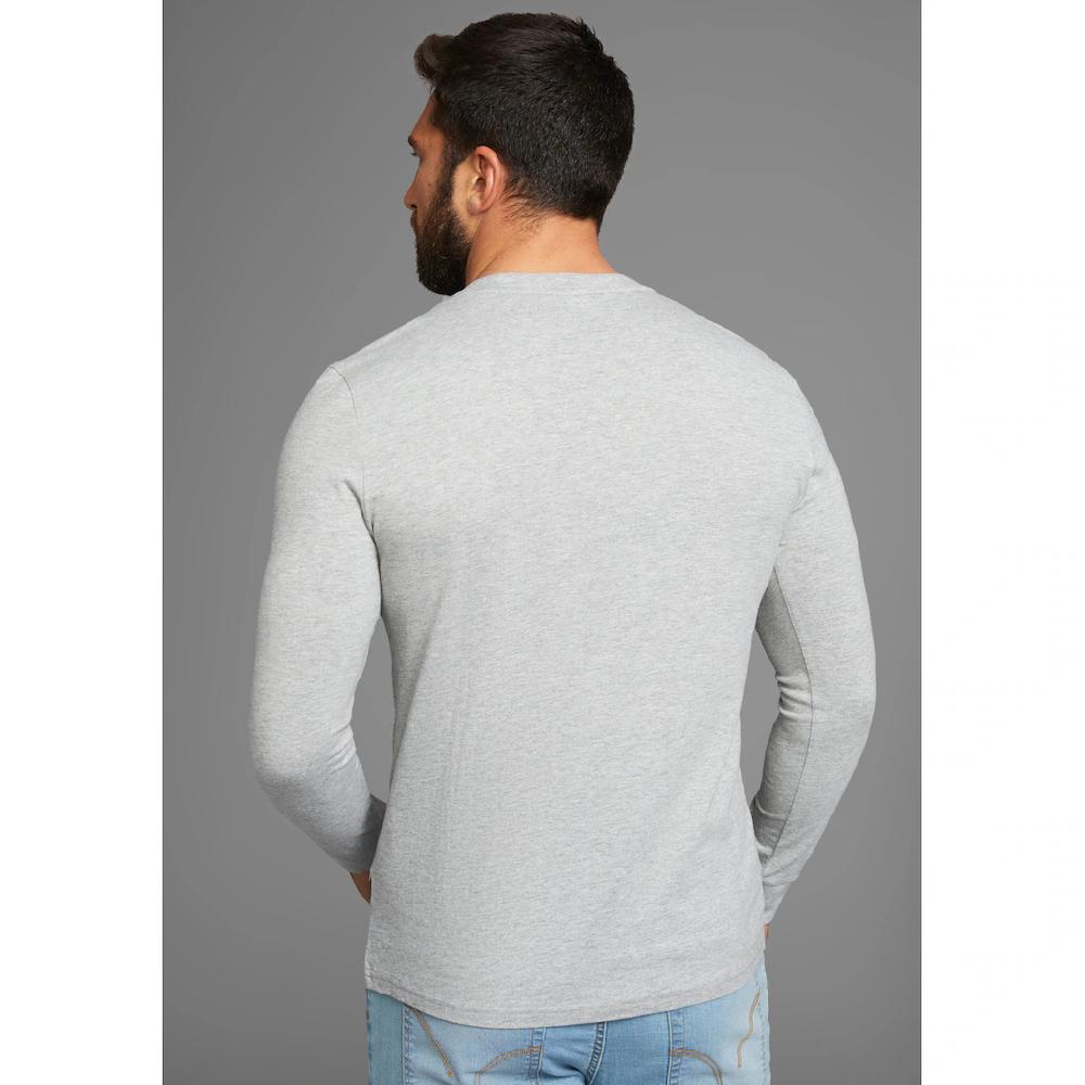 H.I.S Henleyshirt (2-er Pack) Mit Knopfleiste