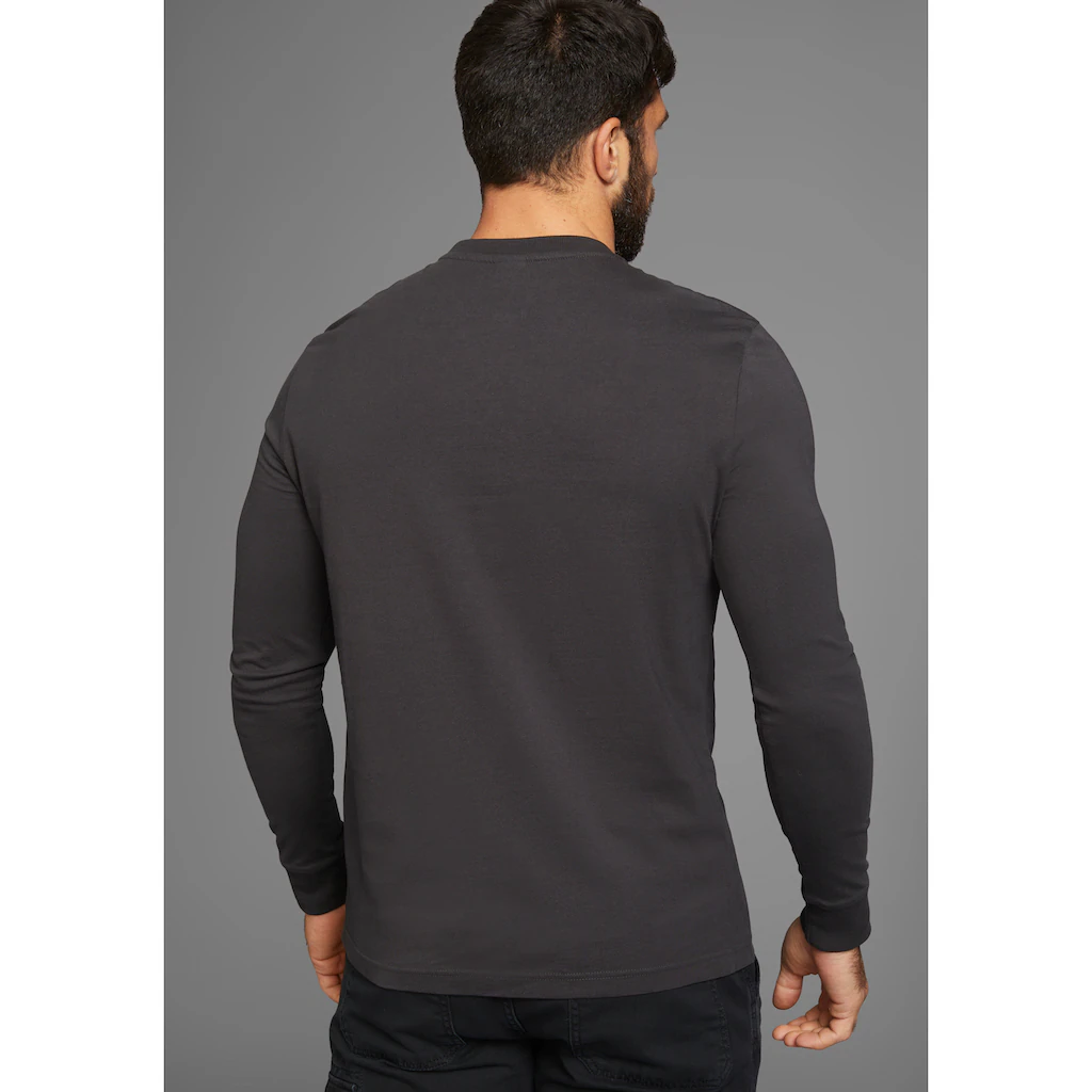 H.I.S Henleyshirt Mit Knopfleiste - NEUE KOLLEKTION ▷ Kaufen