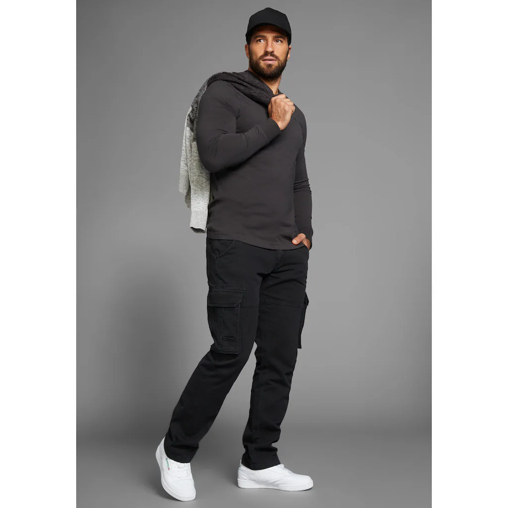 H.I.S Henleyshirt Mit Knopfleiste - NEUE KOLLEKTION ▷ Kaufen