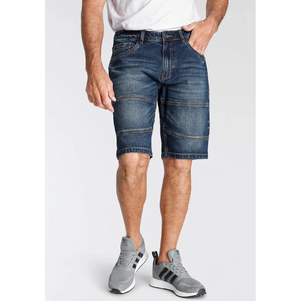 H.I.S Jeansbermudas entspannte Passform gerader Beinschnitt modische Washed-Optik ▷ kaufen