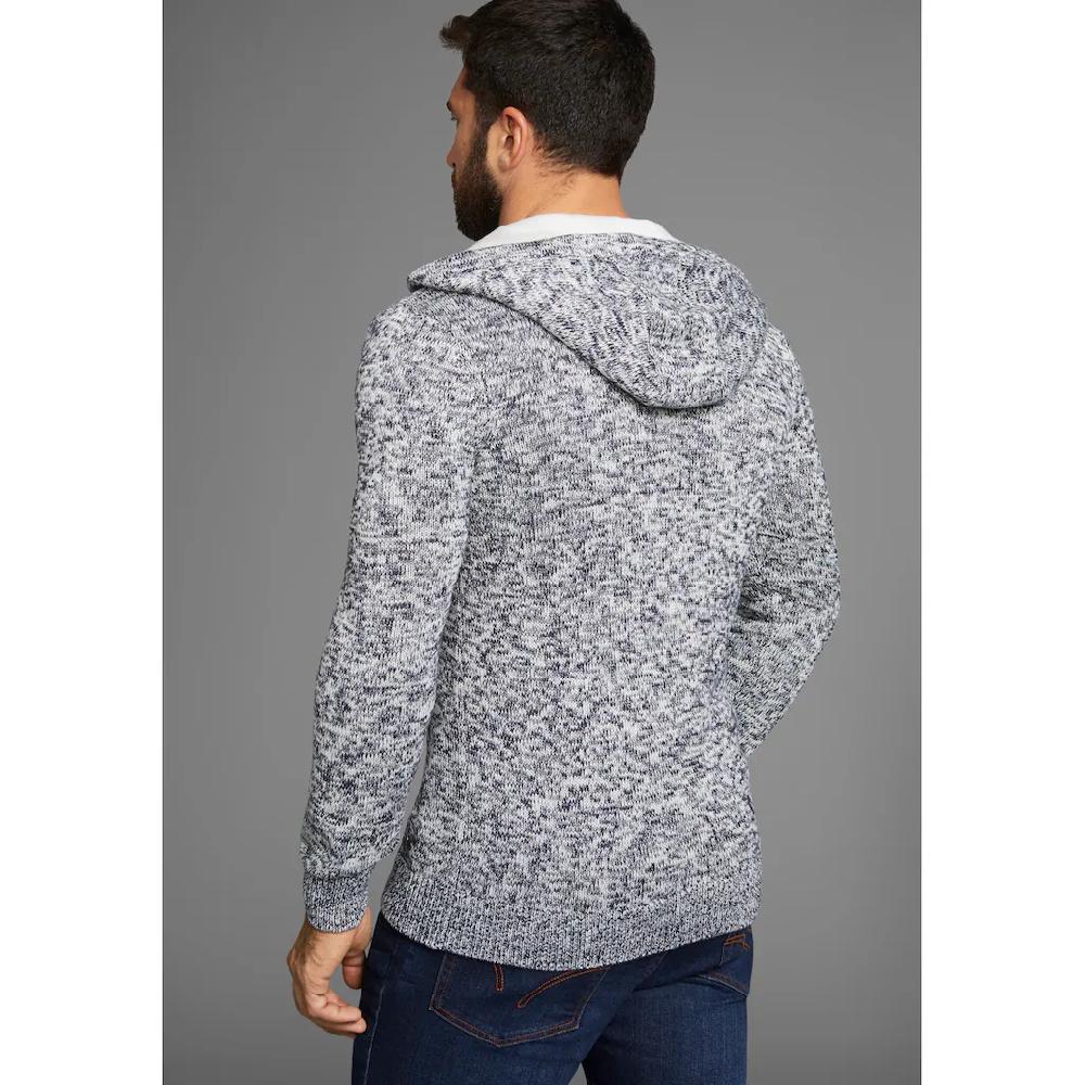 (H.I.S Kapuzenpullover »Bis Größe 5 XL« Mit Knopfleiste - NEUE KOLLEKTION