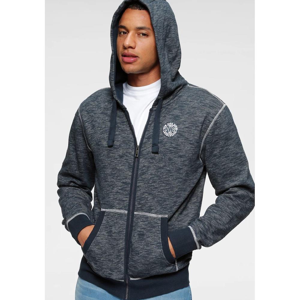 H.I.S Kapuzensweatjacke mit markanten Nähten ▷ kaufen