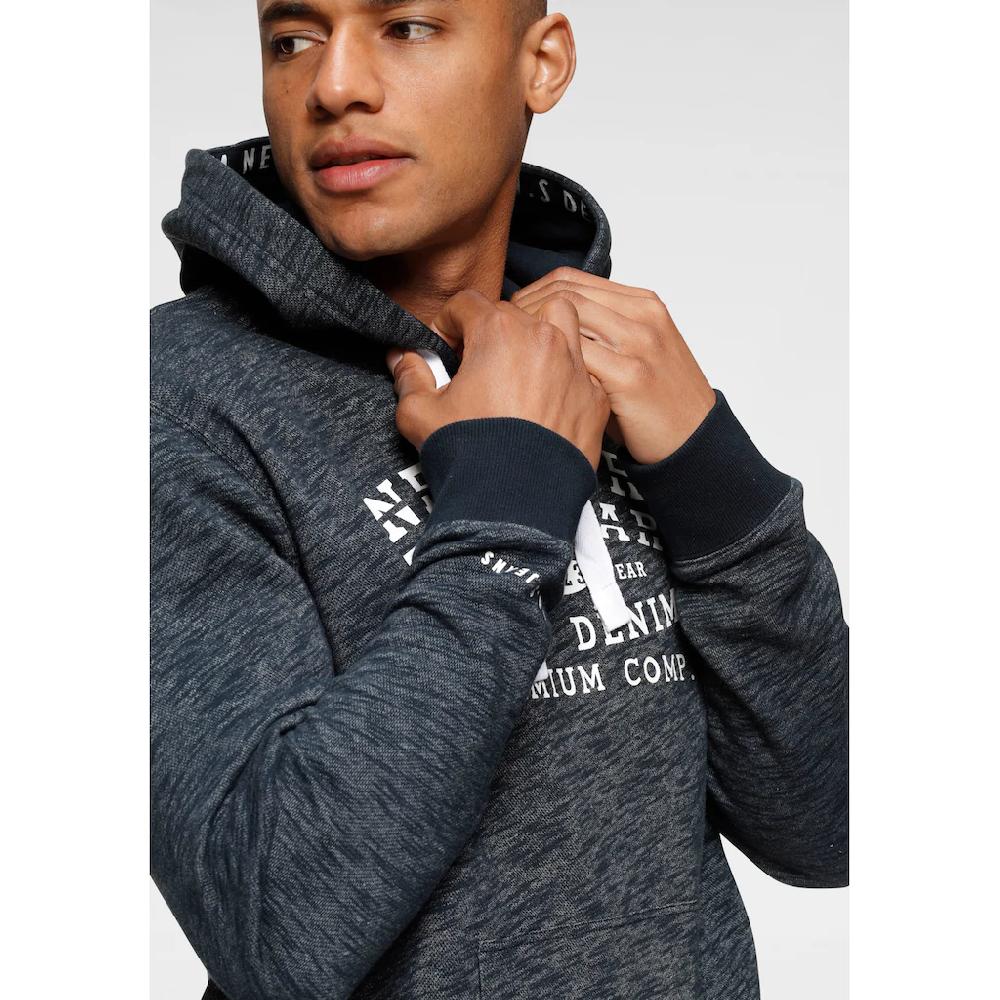 H.I.S Kapuzensweatshirt Langarm Lockere Passform Mit Print Kapuze ▷ Bestellen