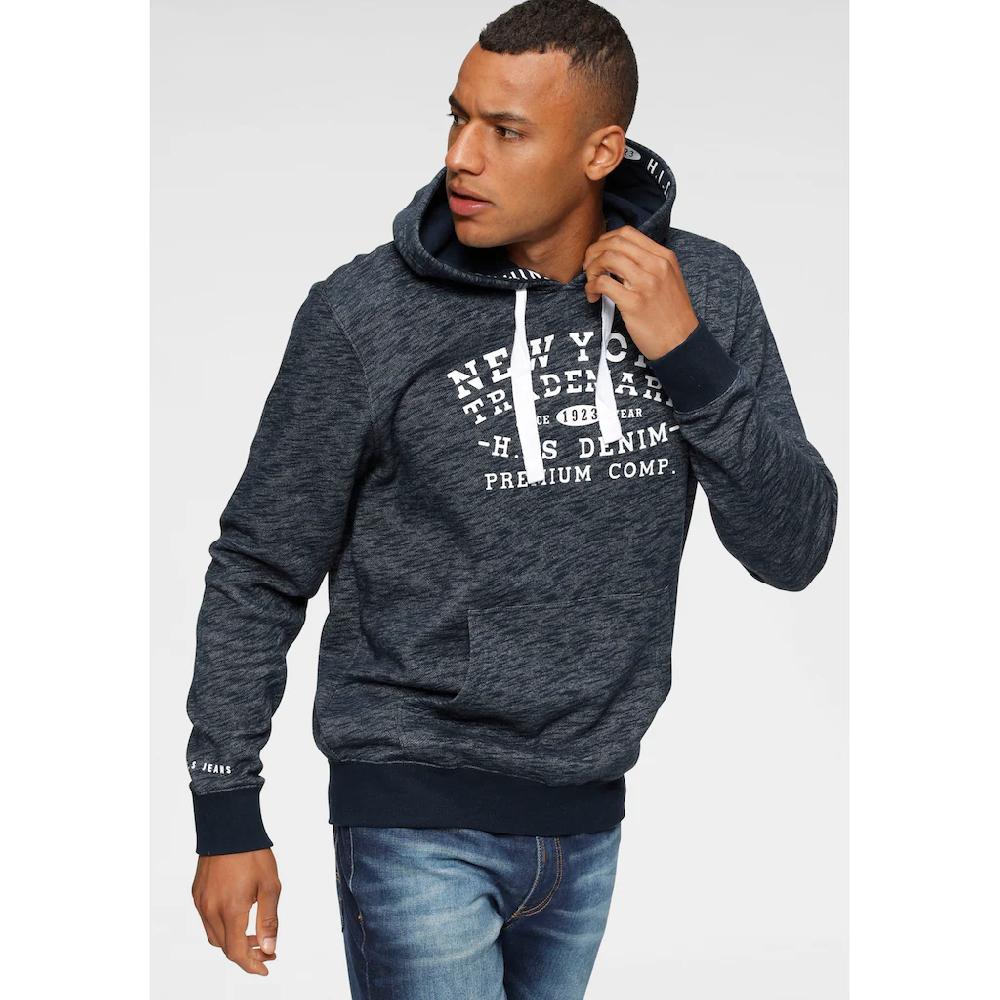 H.I.S Kapuzensweatshirt Langarm lockere Passform mit Print Kapuze ▷ bestellen