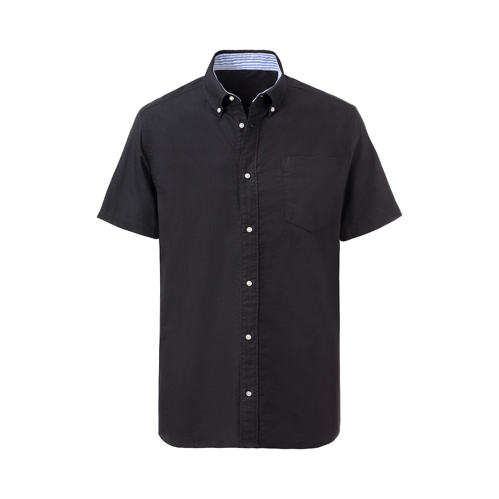 H.I.S Kurzarmhemd »regular-fit« Mit Button-down-Kragen Reine Baumwolle