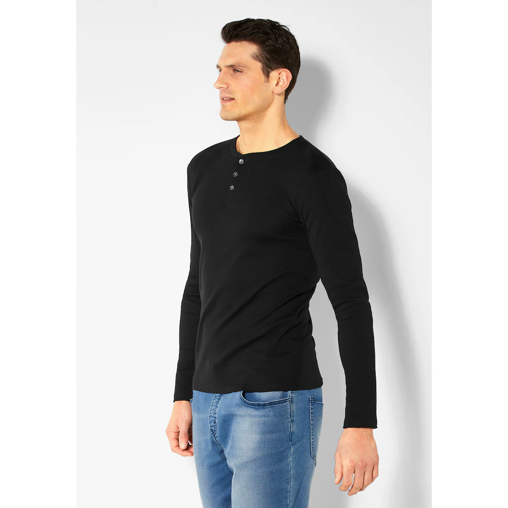 H.I.S Langarmshirt Mit Aufwendiger Knopfleiste Bestellen