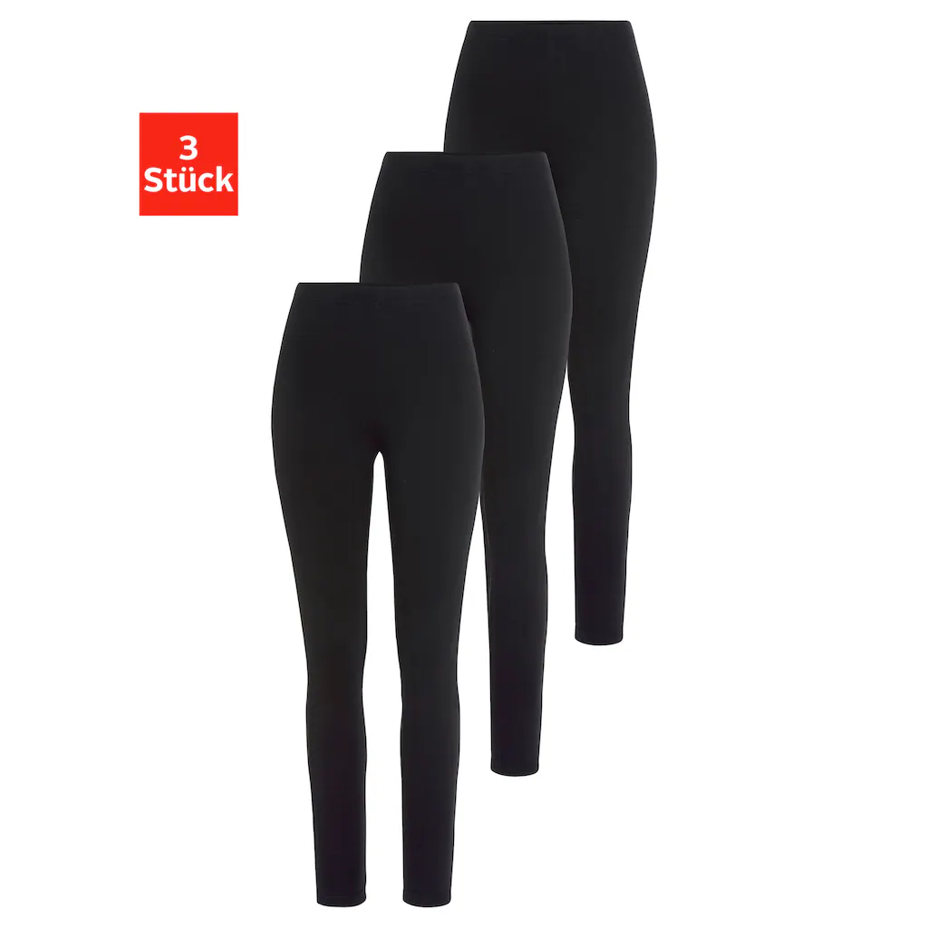 H.I.S Leggings (Packung 3 tlg.) für Sport und Freizeit