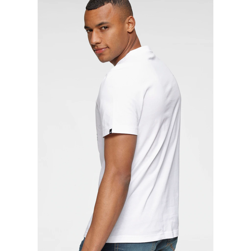 H.I.S Rundhalsshirt Kurzarm Schmale Passform Mit Print Rundhals Aus Baumwolle ▷ Bestellen