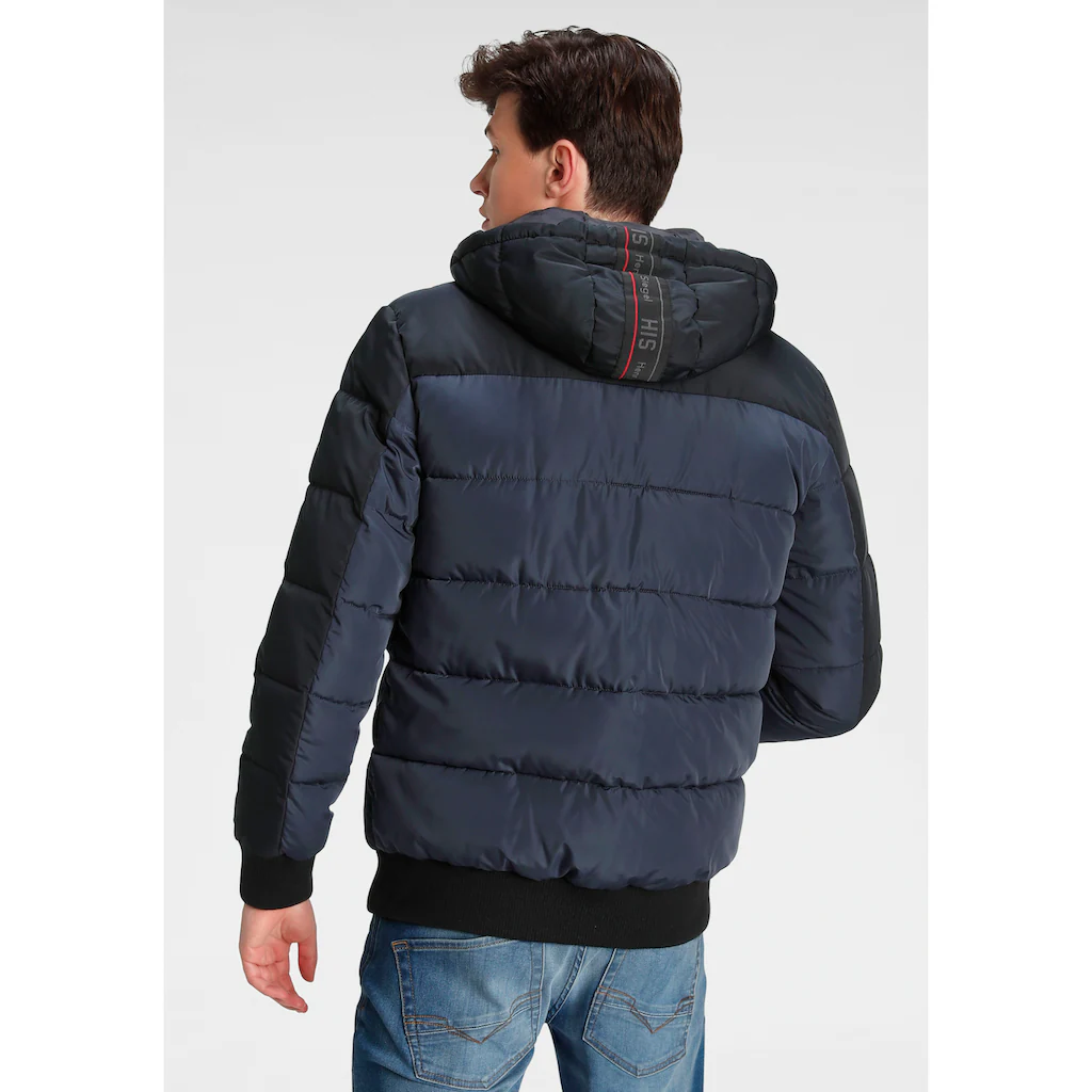 H.I.S Steppjacke Mit Kapuze Für Kühle Und Windige Tage Aus Leichtem Webstoff ▷ Bestellen