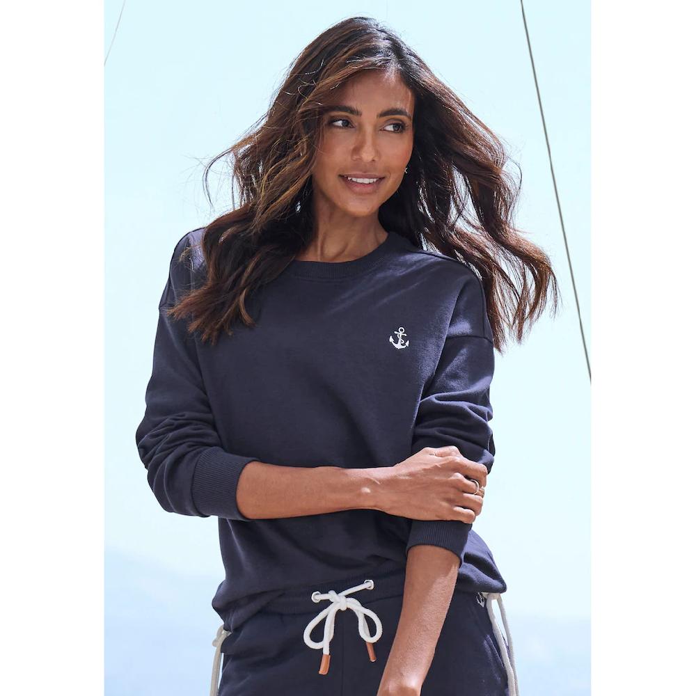 H.I.S Sweater mit Tunnelzug am Bündchen Loungewear