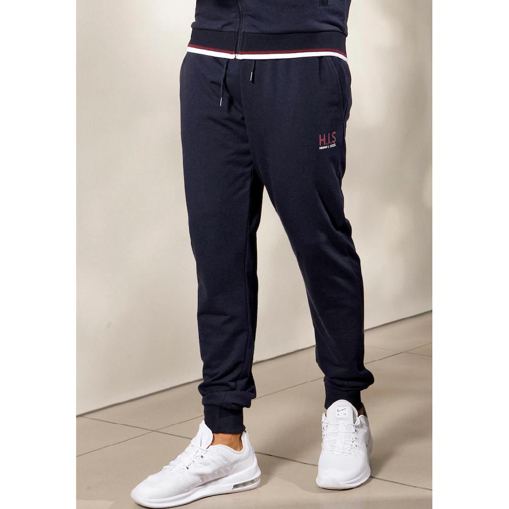 H.I.S Sweathose Jogginghose mit kleinem Logodruck